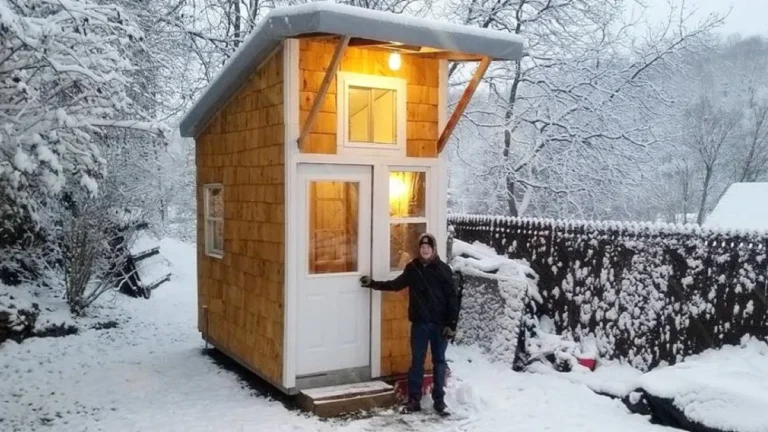 13-Year-Old Builds Incredible 89 Sq Ft Tiny Home Wait Until You See Inside