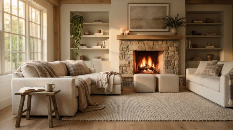 12 Fireplace Living Room Ideas That Make the Whole Room Feel Warmer