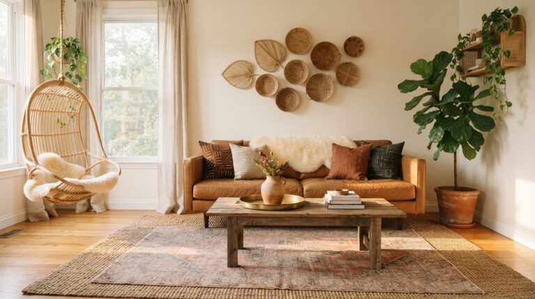 20 Bohemian Style Living Rooms That Feel Warm and Collected