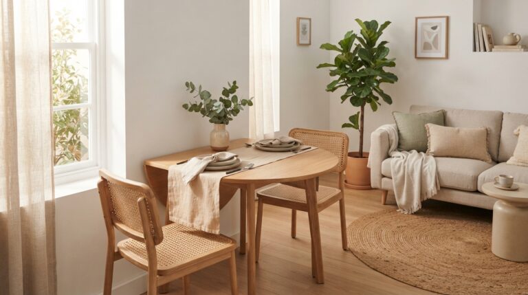 20 Space Saving Dining Table Ideas That Make Small Living Rooms Feel Bigger
