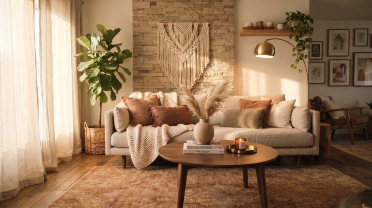 19 Earthy-Toned Living Room Ideas for a Cozy Home