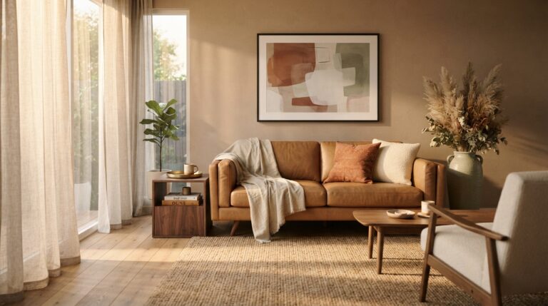 9 Living Room Color Palettes That Instantly Feel Warmer