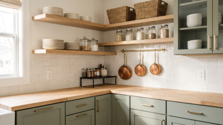 19 Affordable Kitchen Storage Ideas That Look Built-In