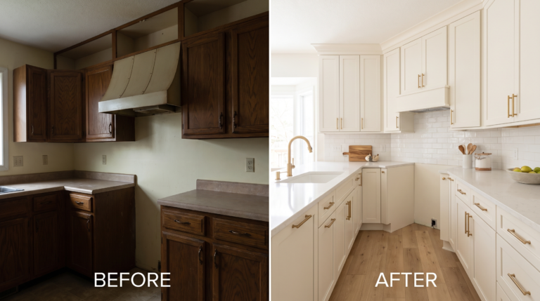 9 Kitchen Cabinet Makeovers: Before and After