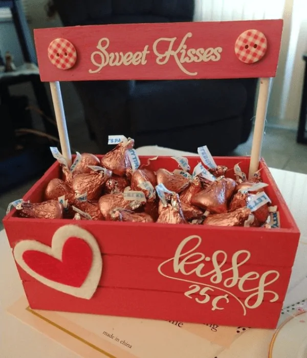 30+ Adorable DIY Kissing Booth Valentine Crafts from Dollar Tree